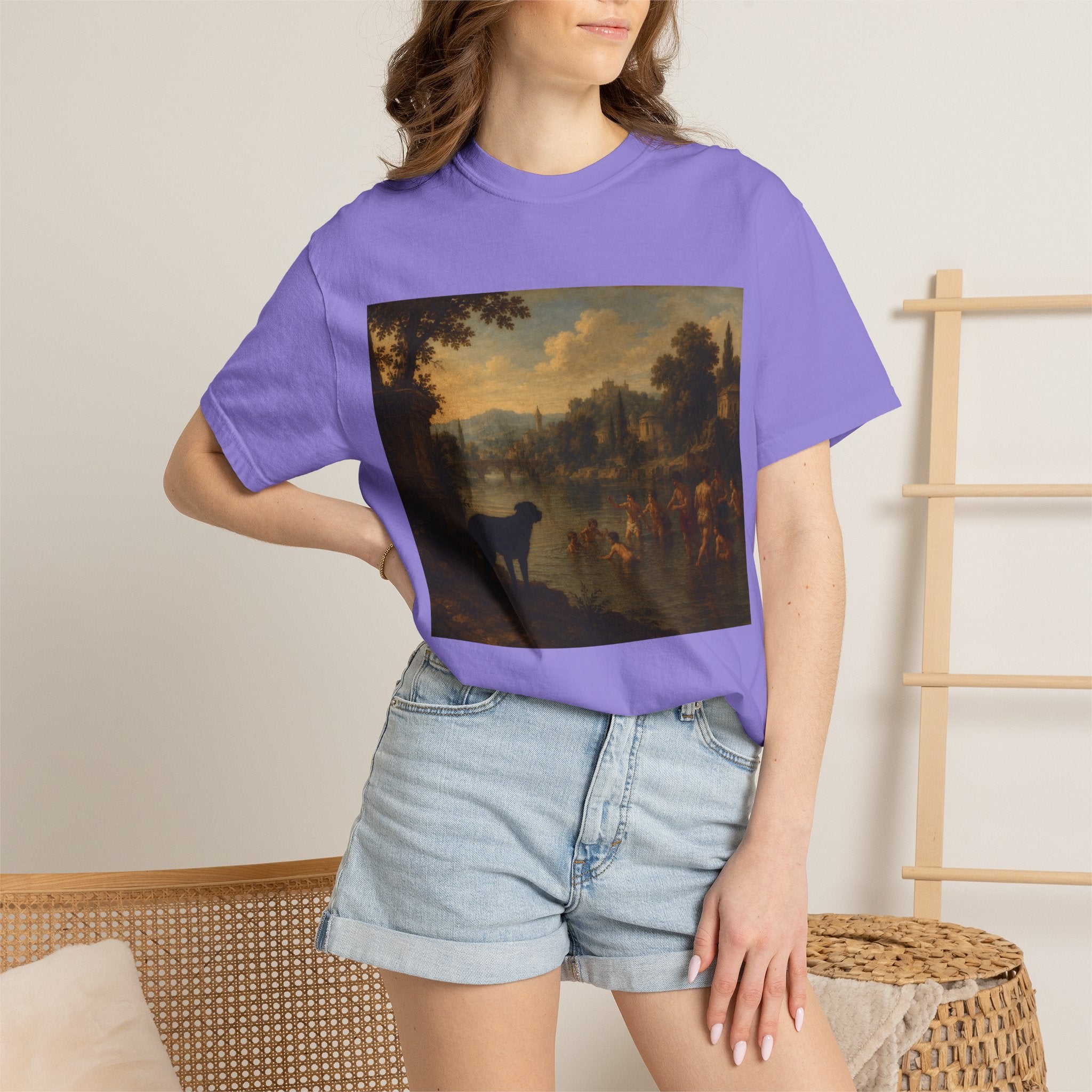 Dog of the people — Vintage Pastoral Painting Print