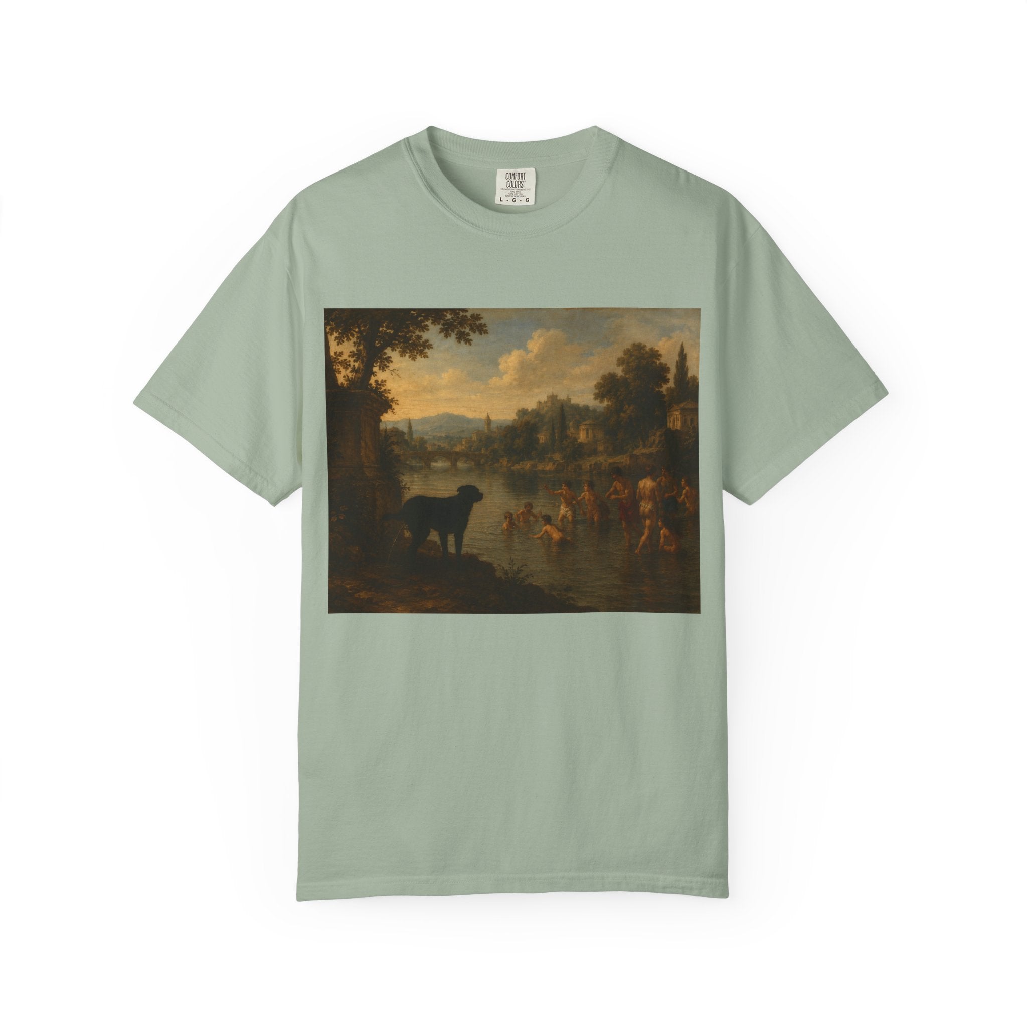 Dog of the people — Vintage Pastoral Painting Print