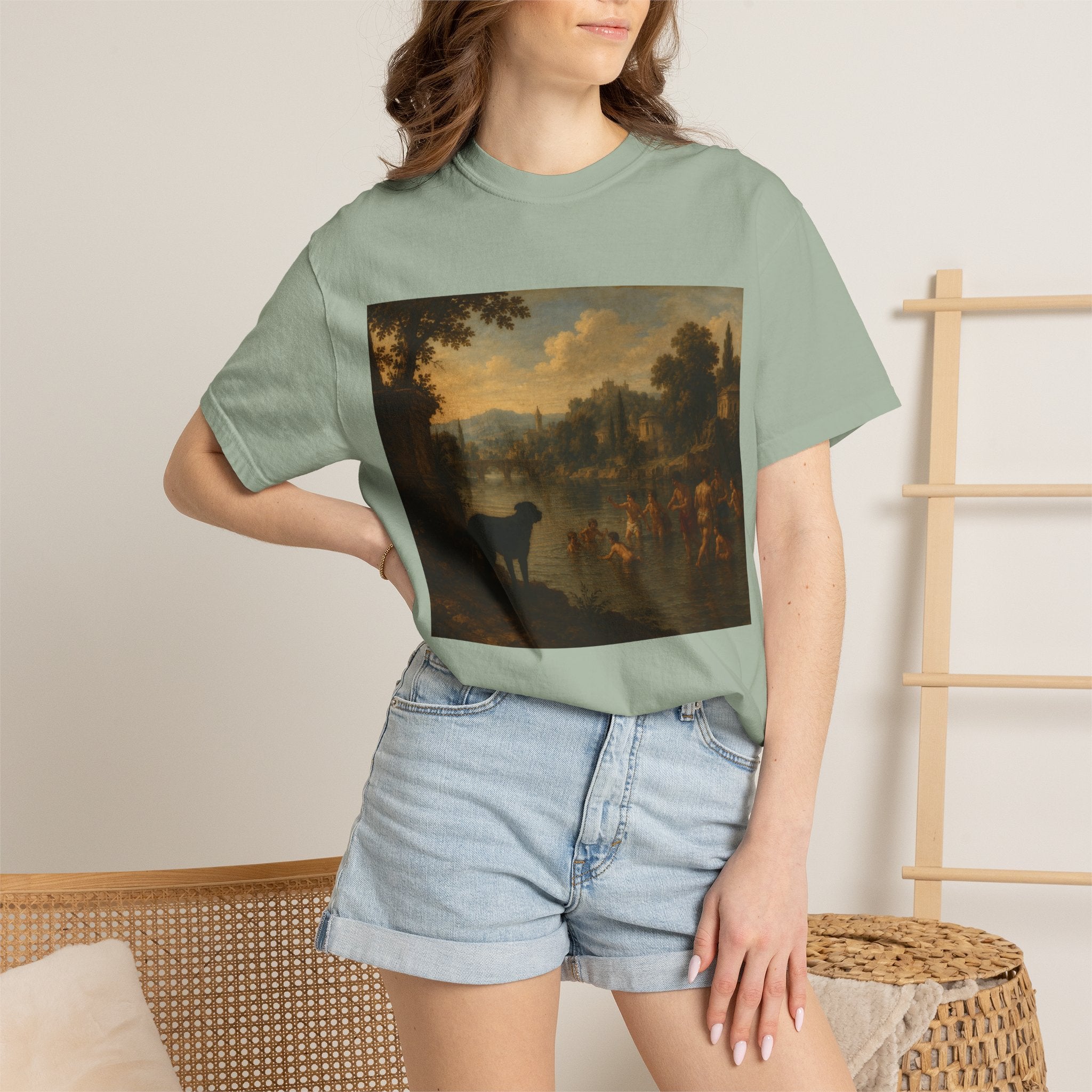 Dog of the people — Vintage Pastoral Painting Print
