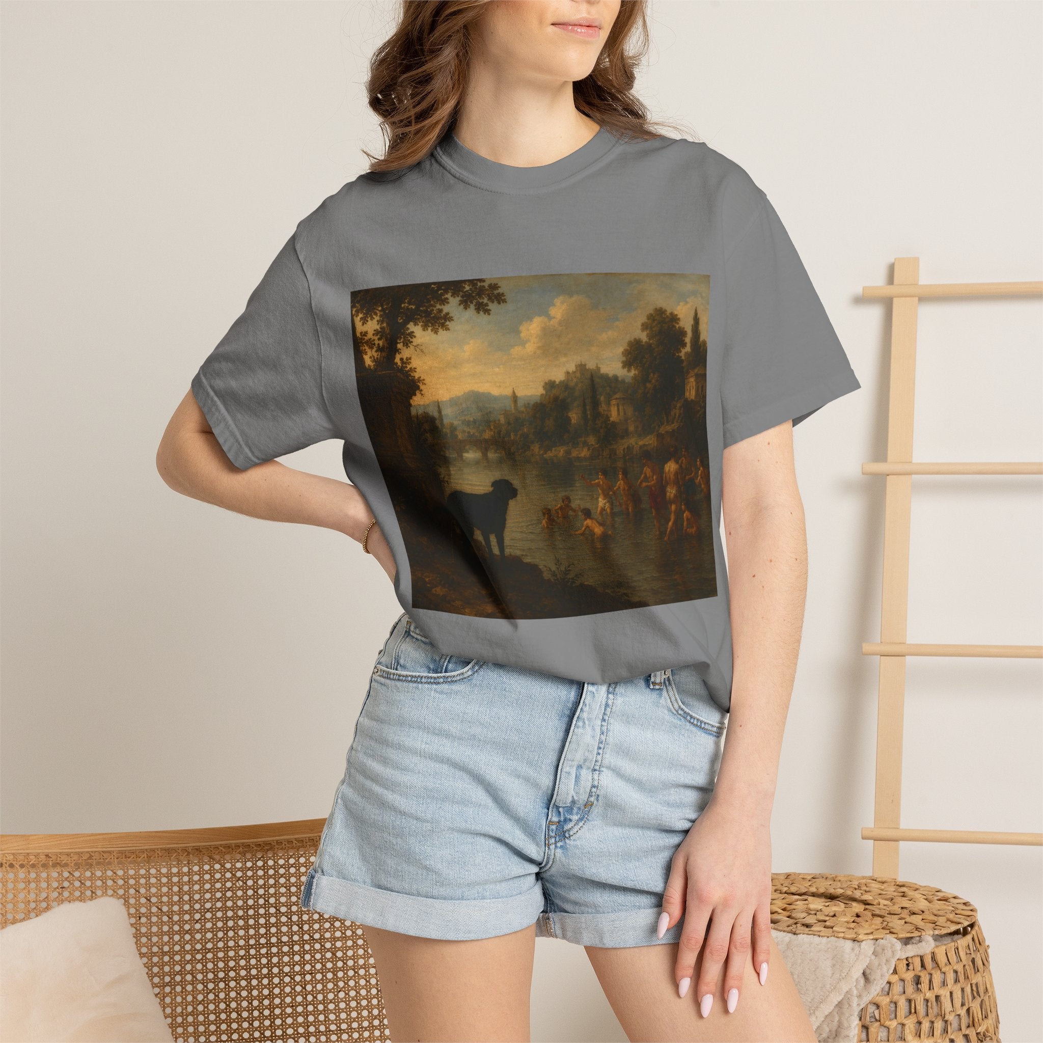 Dog of the people — Vintage Pastoral Painting Print