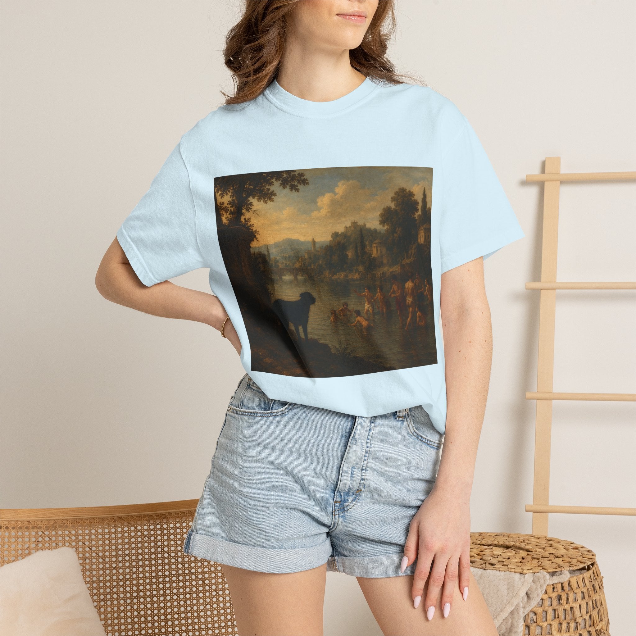 Dog of the people — Vintage Pastoral Painting Print