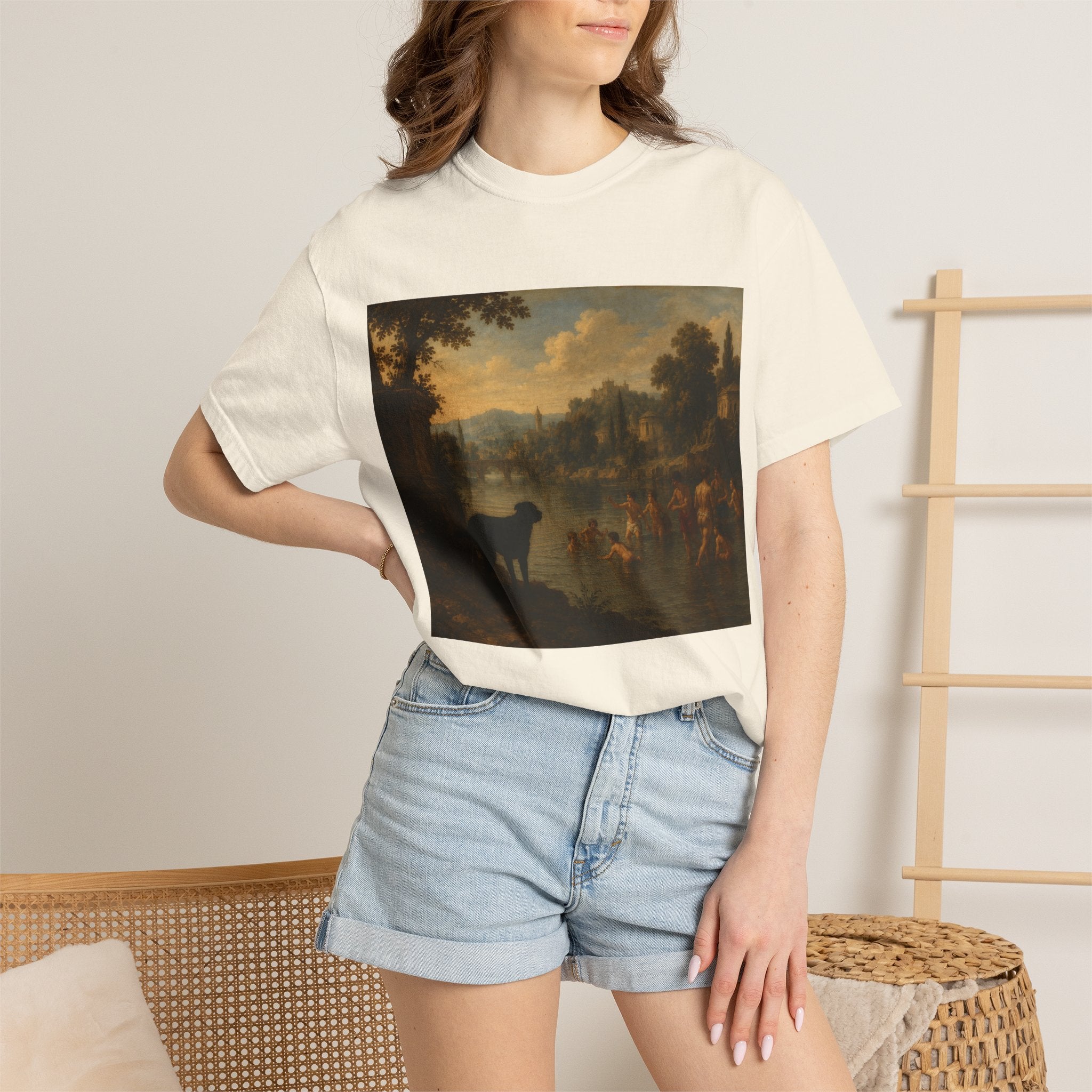 Dog of the people — Vintage Pastoral Painting Print