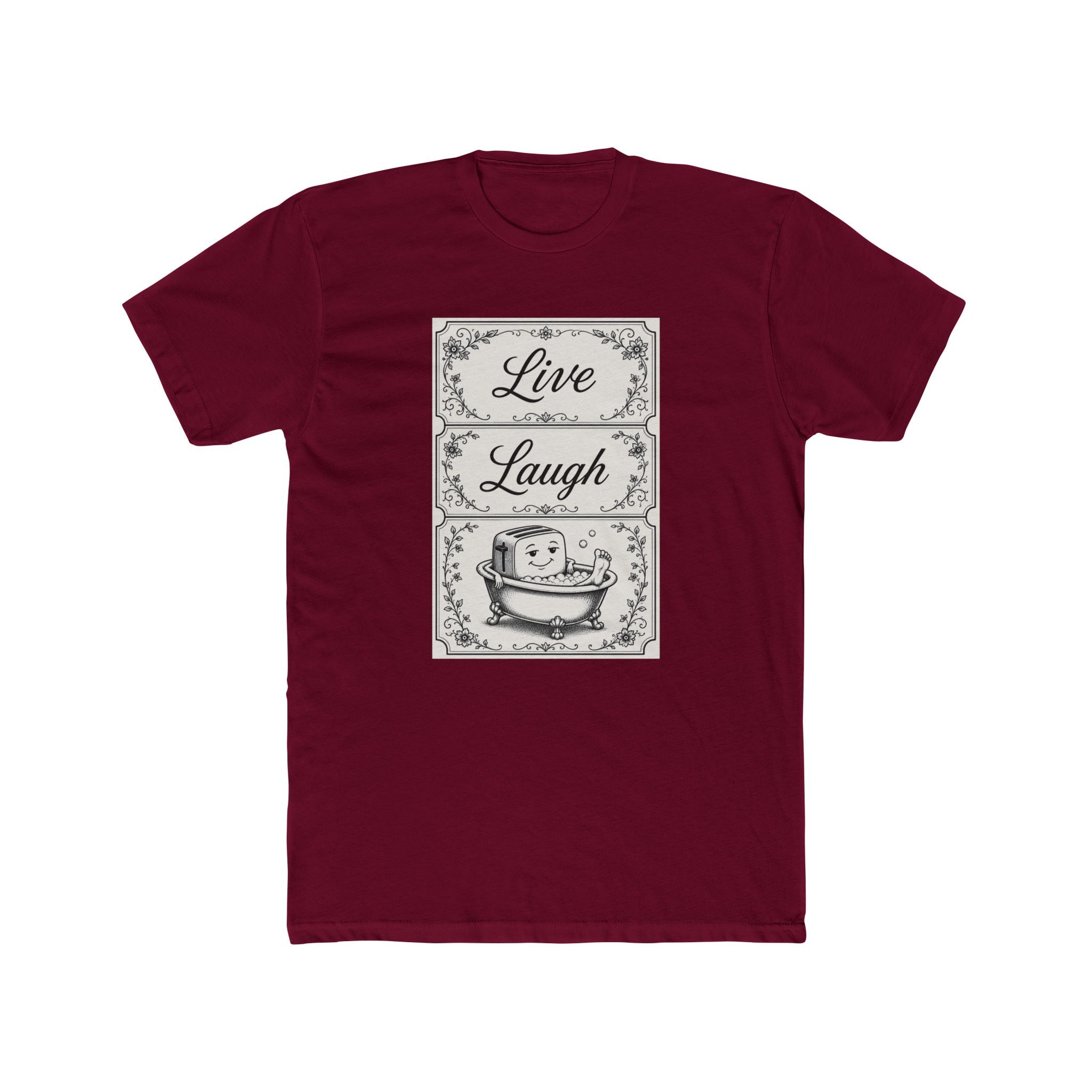 Live Laugh — Vintage Bath Illustration Tee