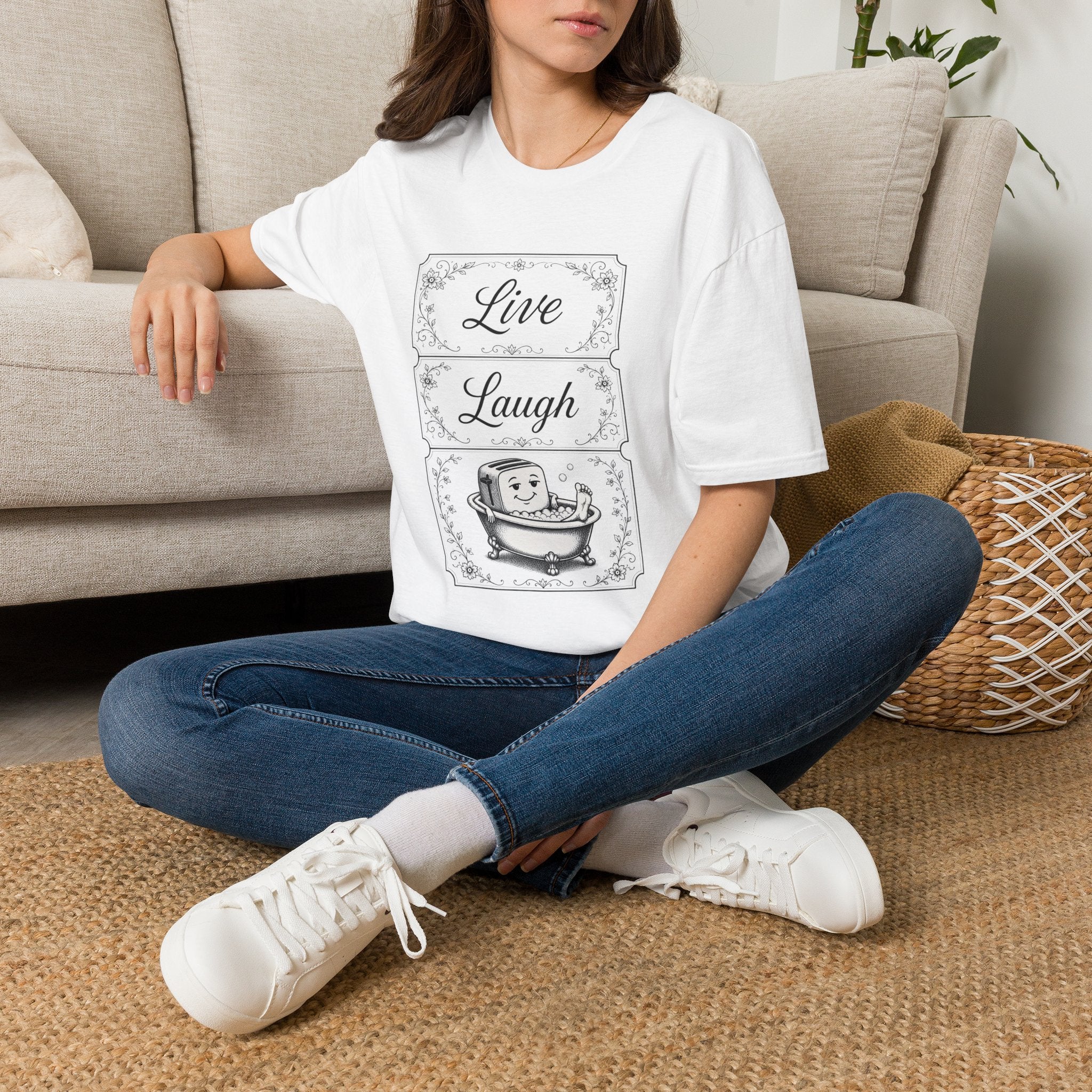 Live, Laugh, Take a bath ||| Gildan T-Shirt