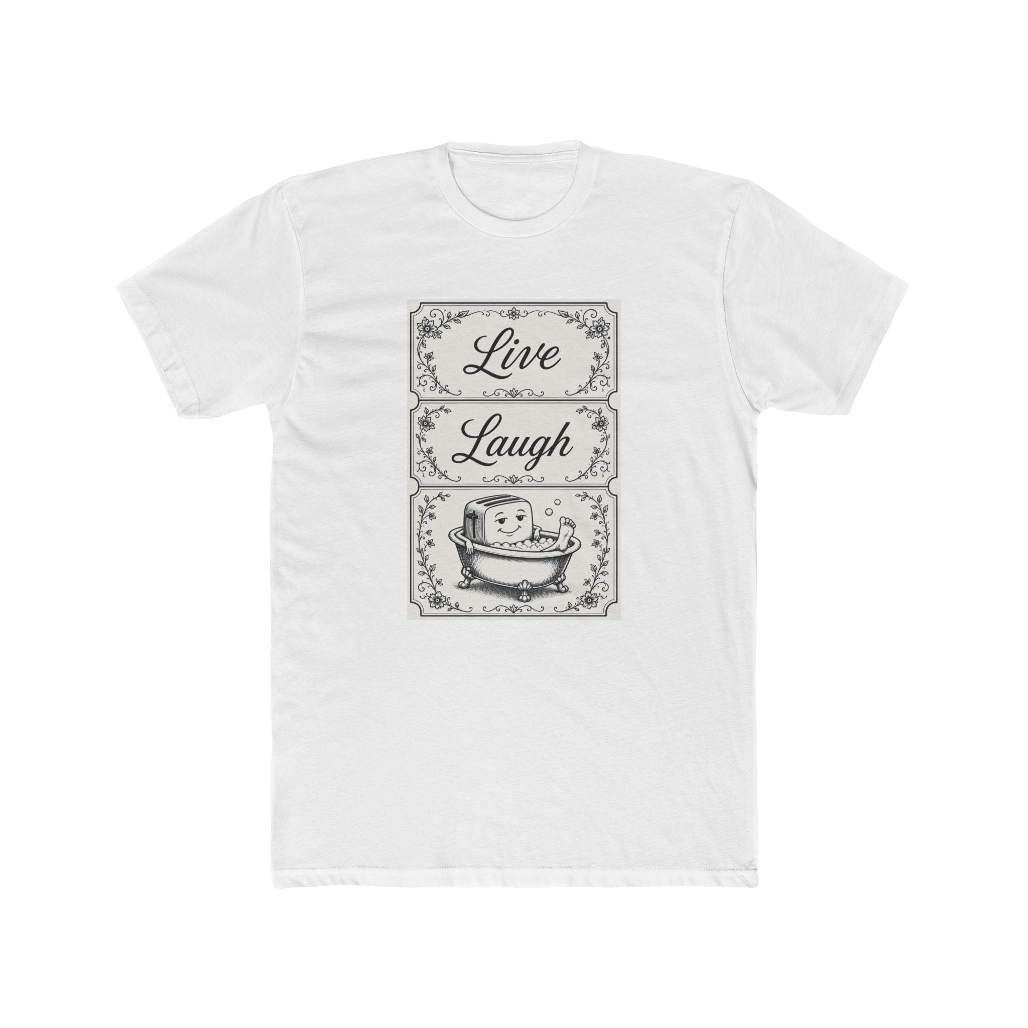 Live Laugh — Vintage Bath Illustration Tee