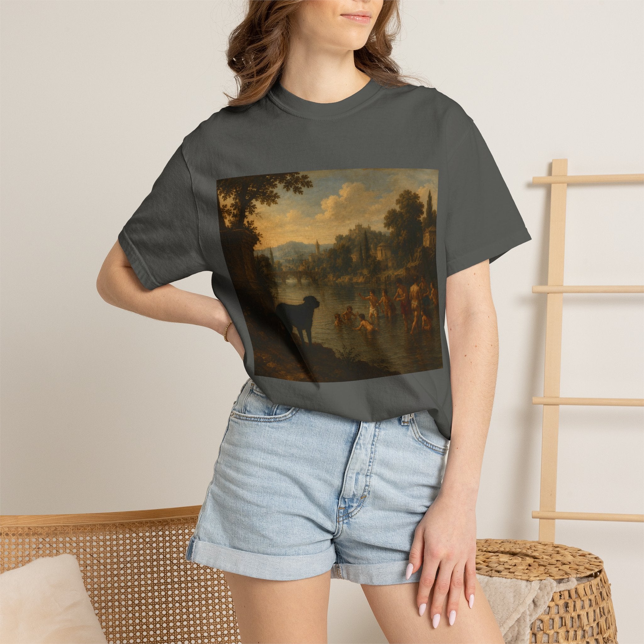 Dog of the people — Vintage Pastoral Painting Print