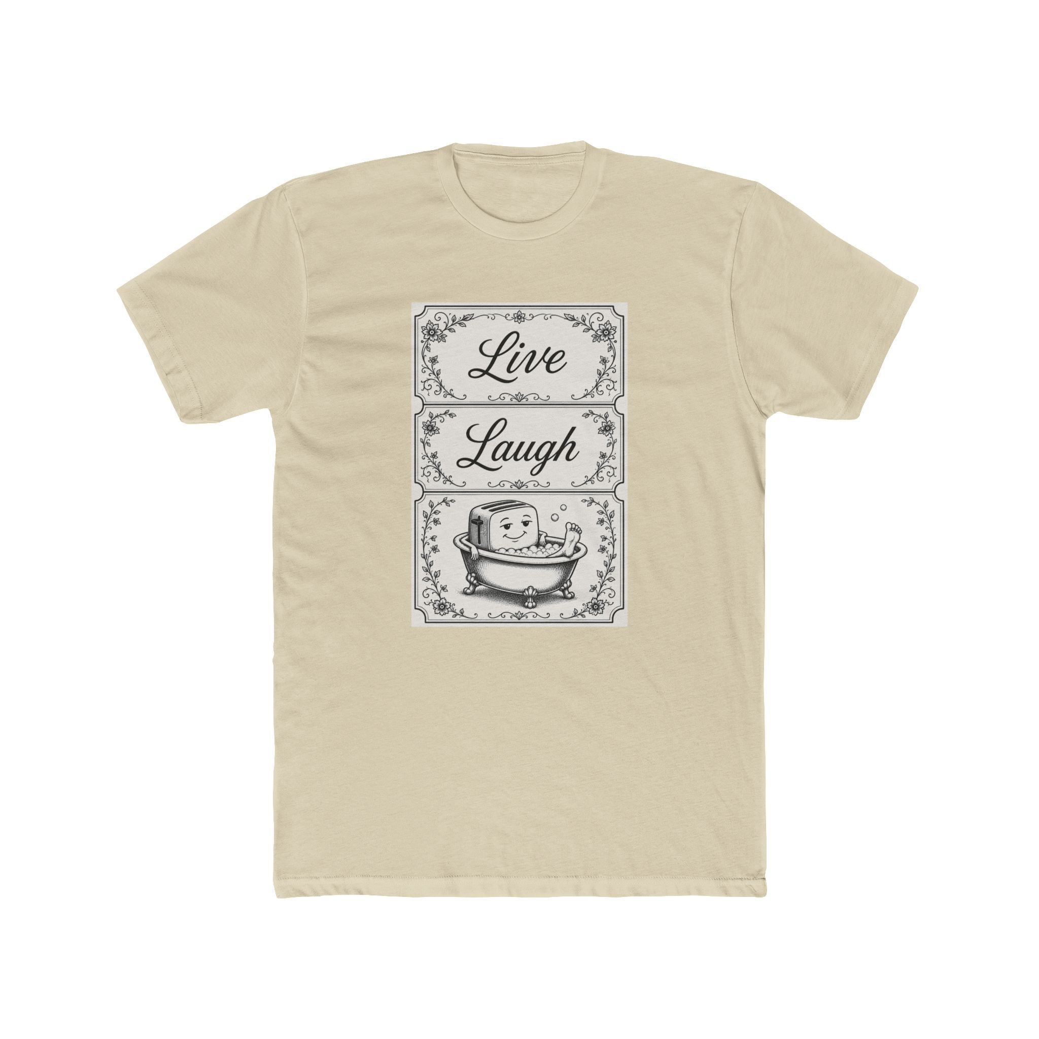 Live Laugh — Vintage Bath Illustration Tee