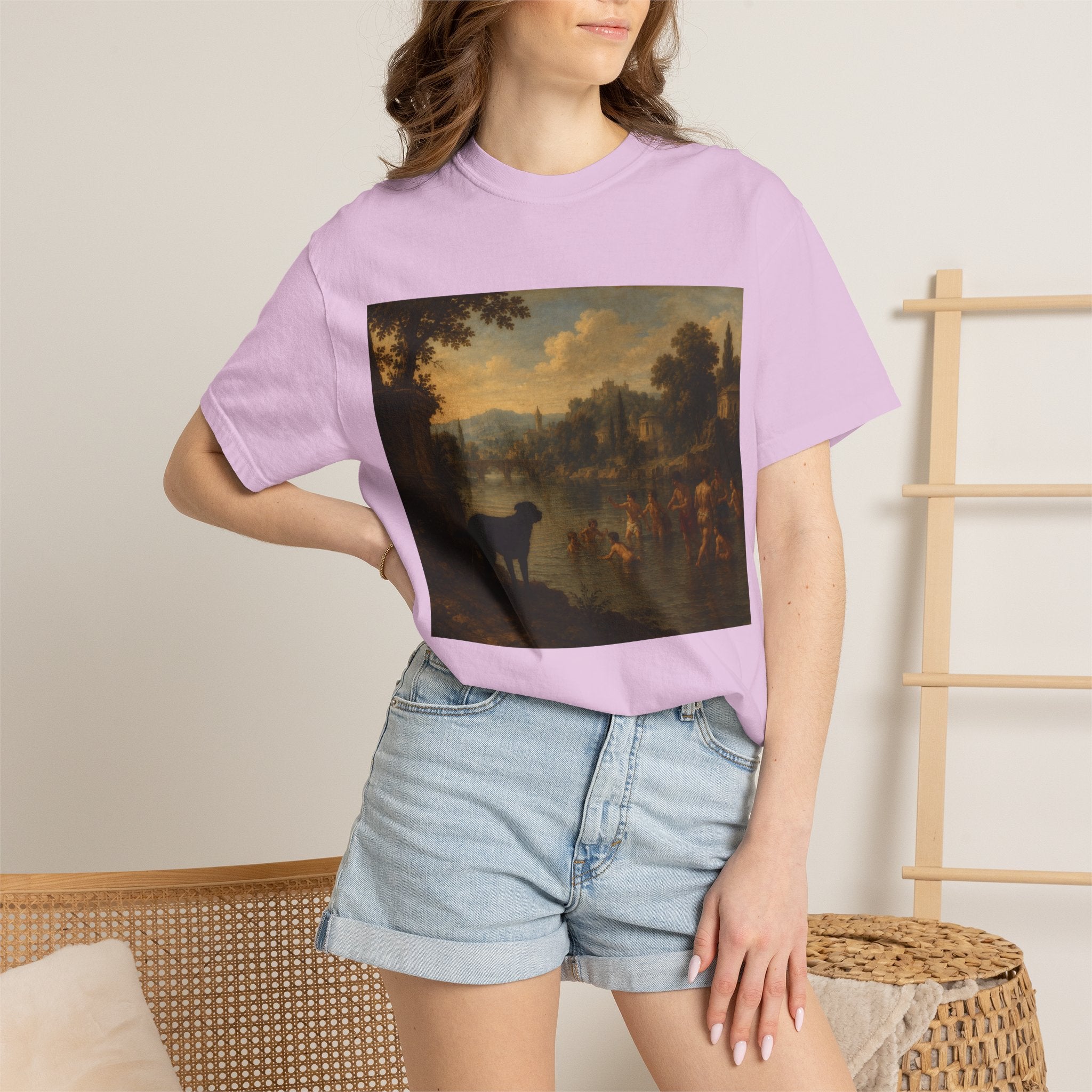Dog of the people — Vintage Pastoral Painting Print