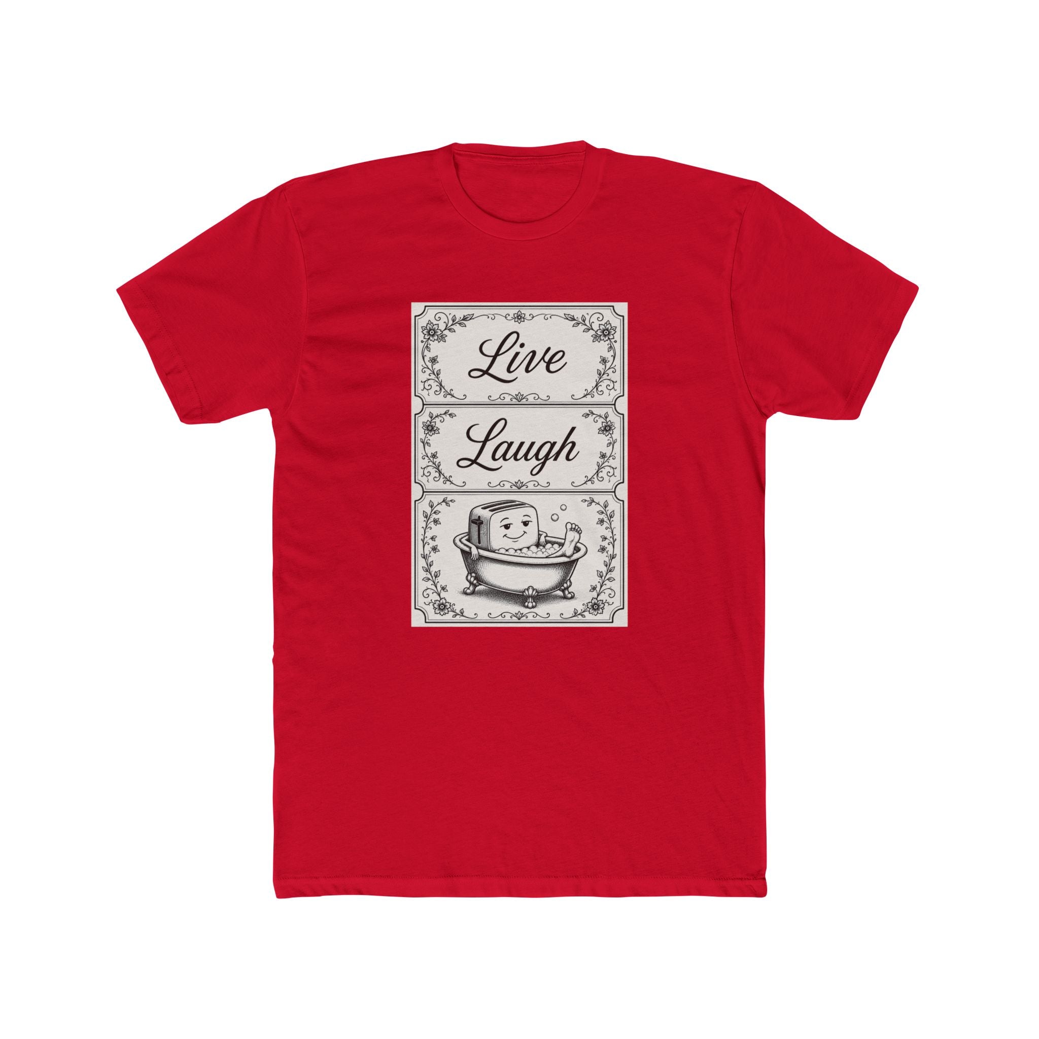Live Laugh — Vintage Bath Illustration Tee