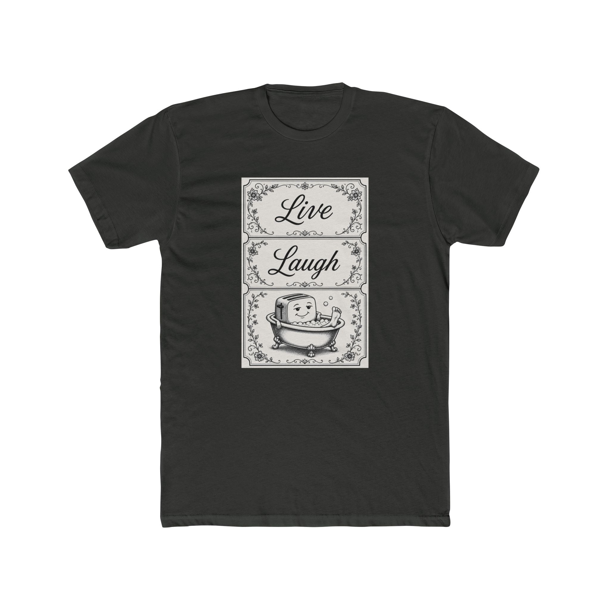 Live Laugh — Vintage Bath Illustration Tee