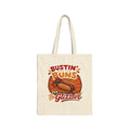 Tote Bag — "Bustin' Out the Buns for the Glizzler" Retro Hot Dog Canvas Tote