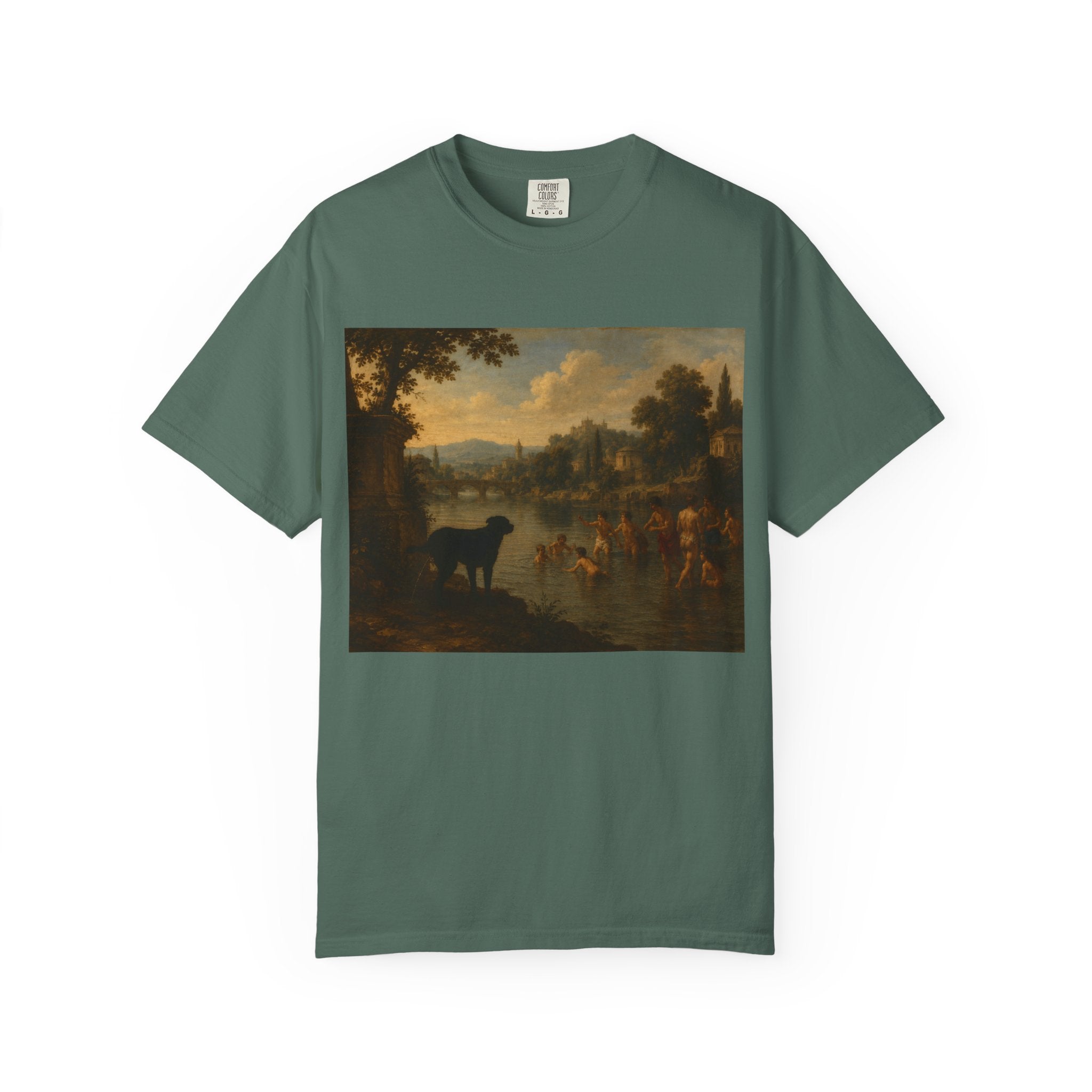 Dog of the people — Vintage Pastoral Painting Print