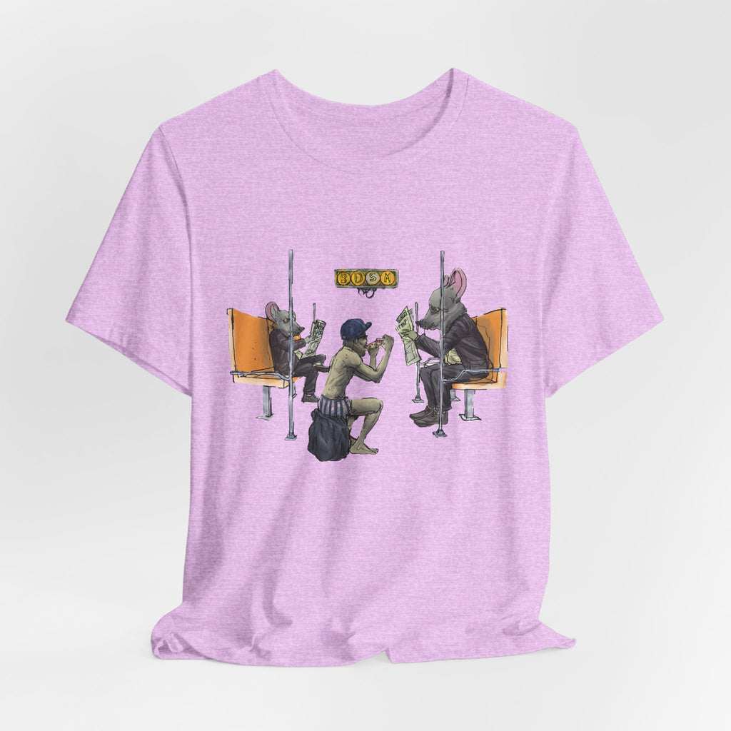 T-Shirt — Vintage Sci‑Fi Train Ride Illustration