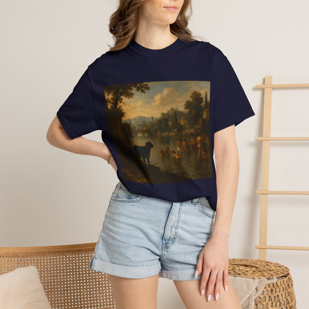 Dog of the people — Vintage Pastoral Painting Print