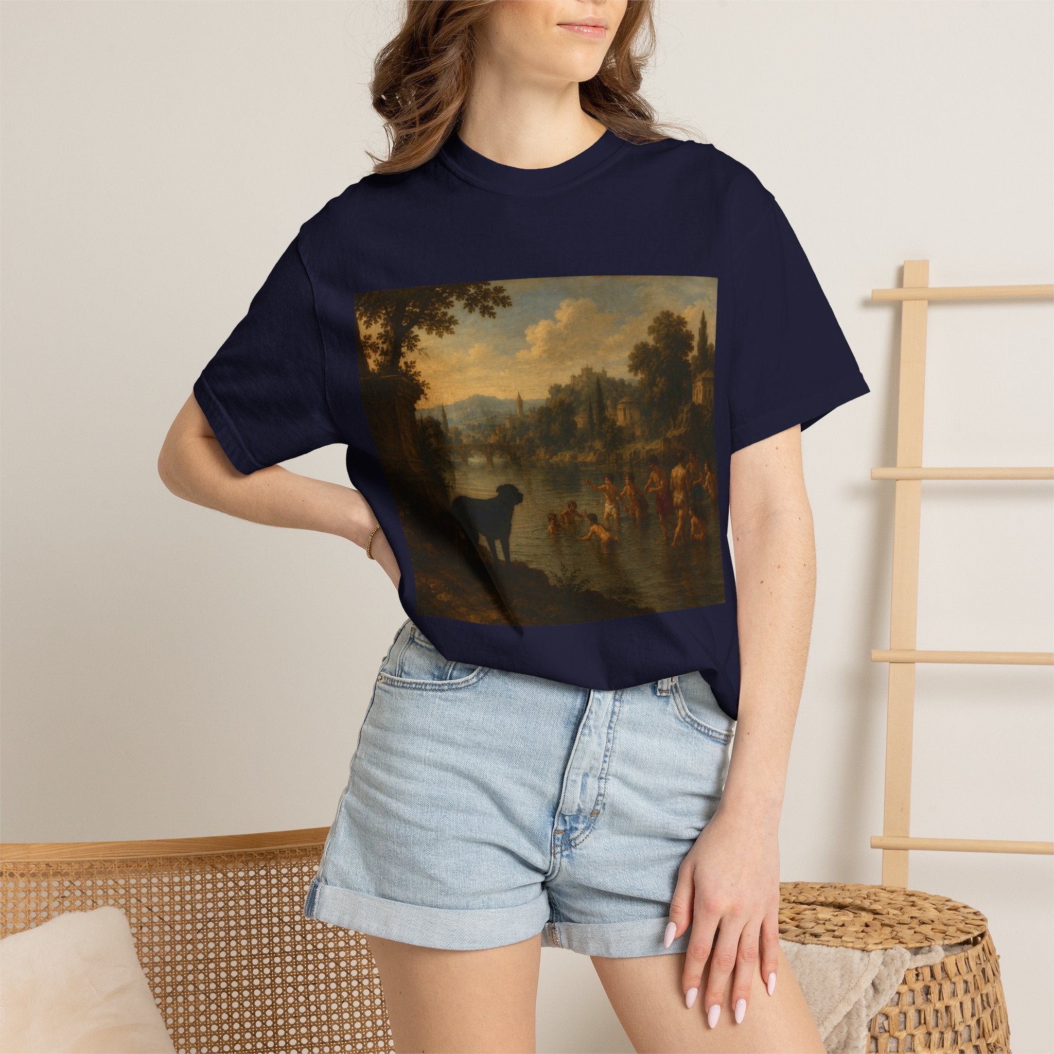 Dog of the people — Vintage Pastoral Painting Print
