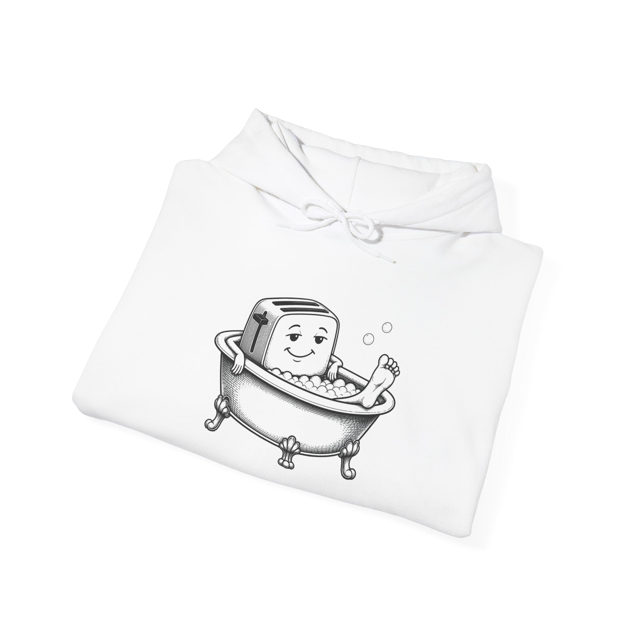 Live Laugh Bath Hoodie — Cute Retro Bathing Bar of Soap Sweatshirt