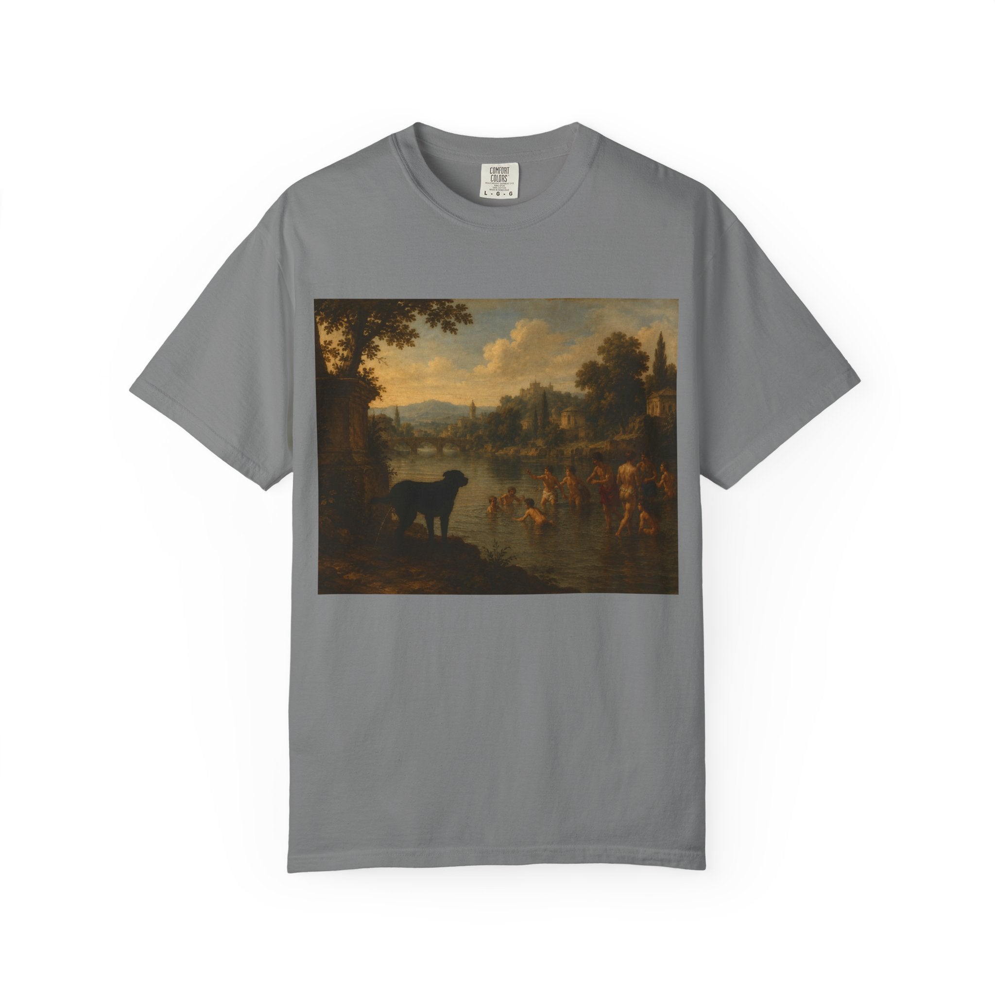 Dog of the people — Vintage Pastoral Painting Print
