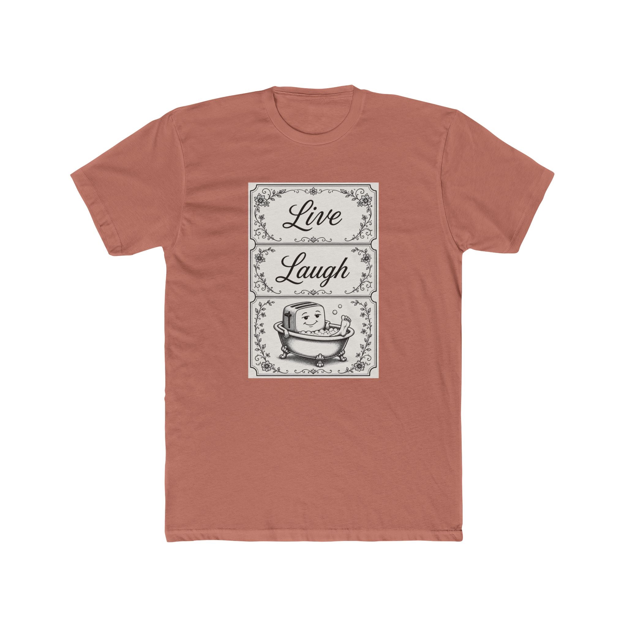 Live Laugh — Vintage Bath Illustration Tee