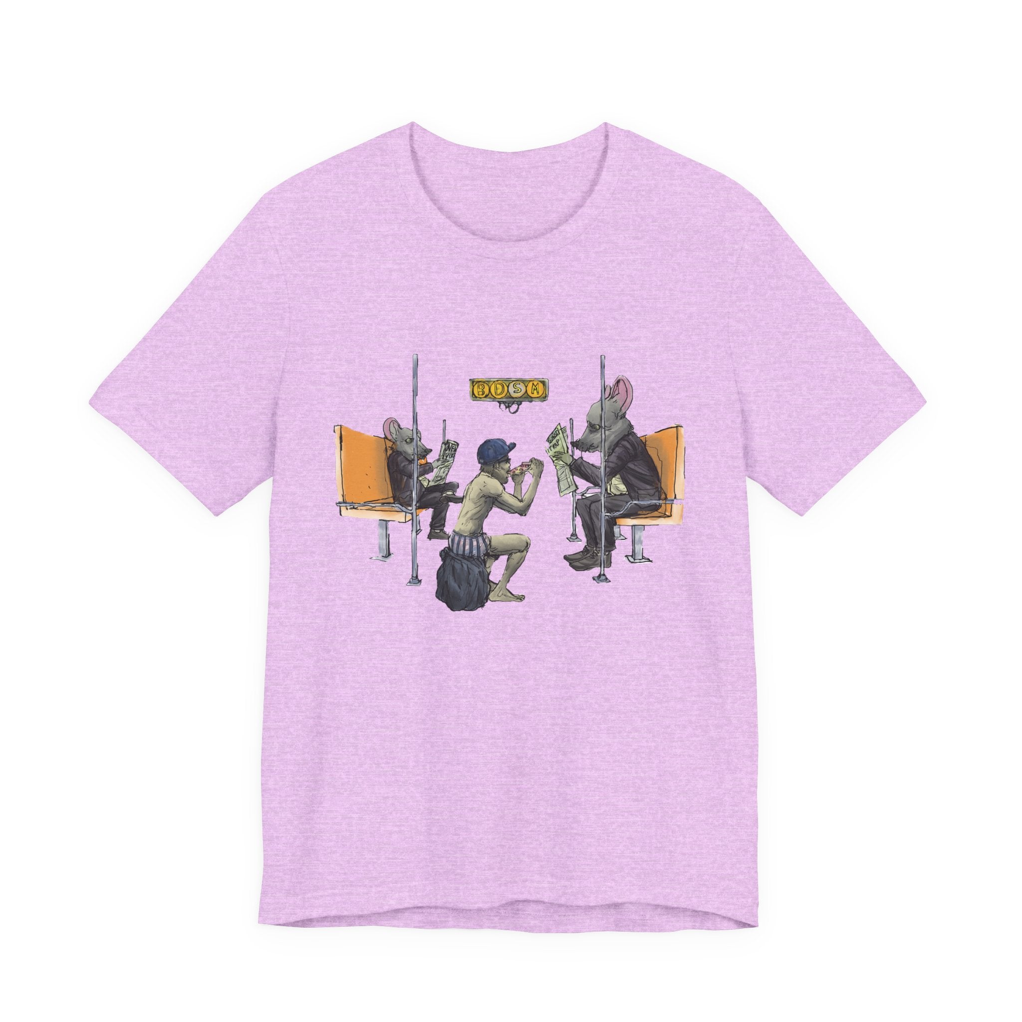 T-Shirt — Vintage Sci‑Fi Train Ride Illustration