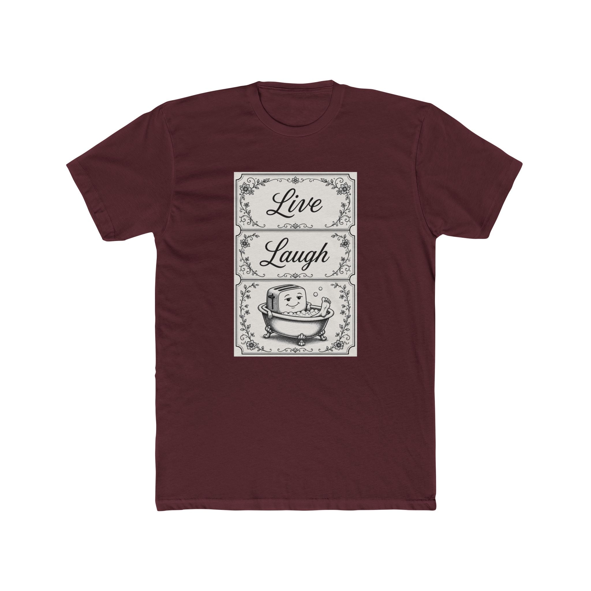 Live Laugh — Vintage Bath Illustration Tee