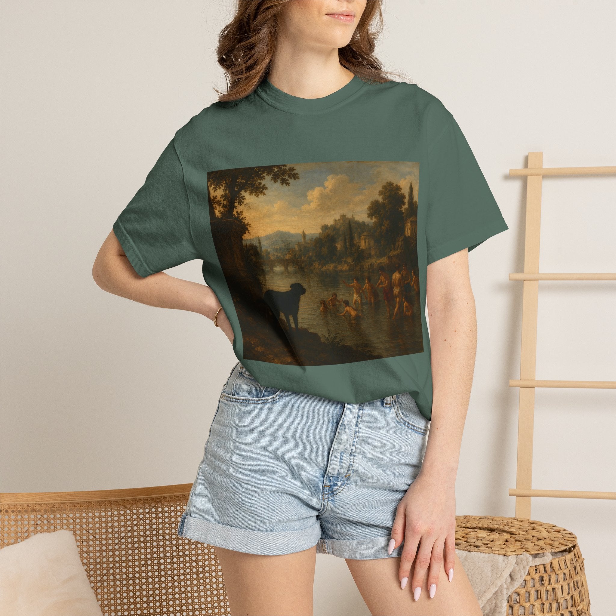 Dog of the people — Vintage Pastoral Painting Print